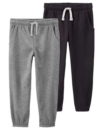 Toddler 2-Pack Pull-On Joggers, 