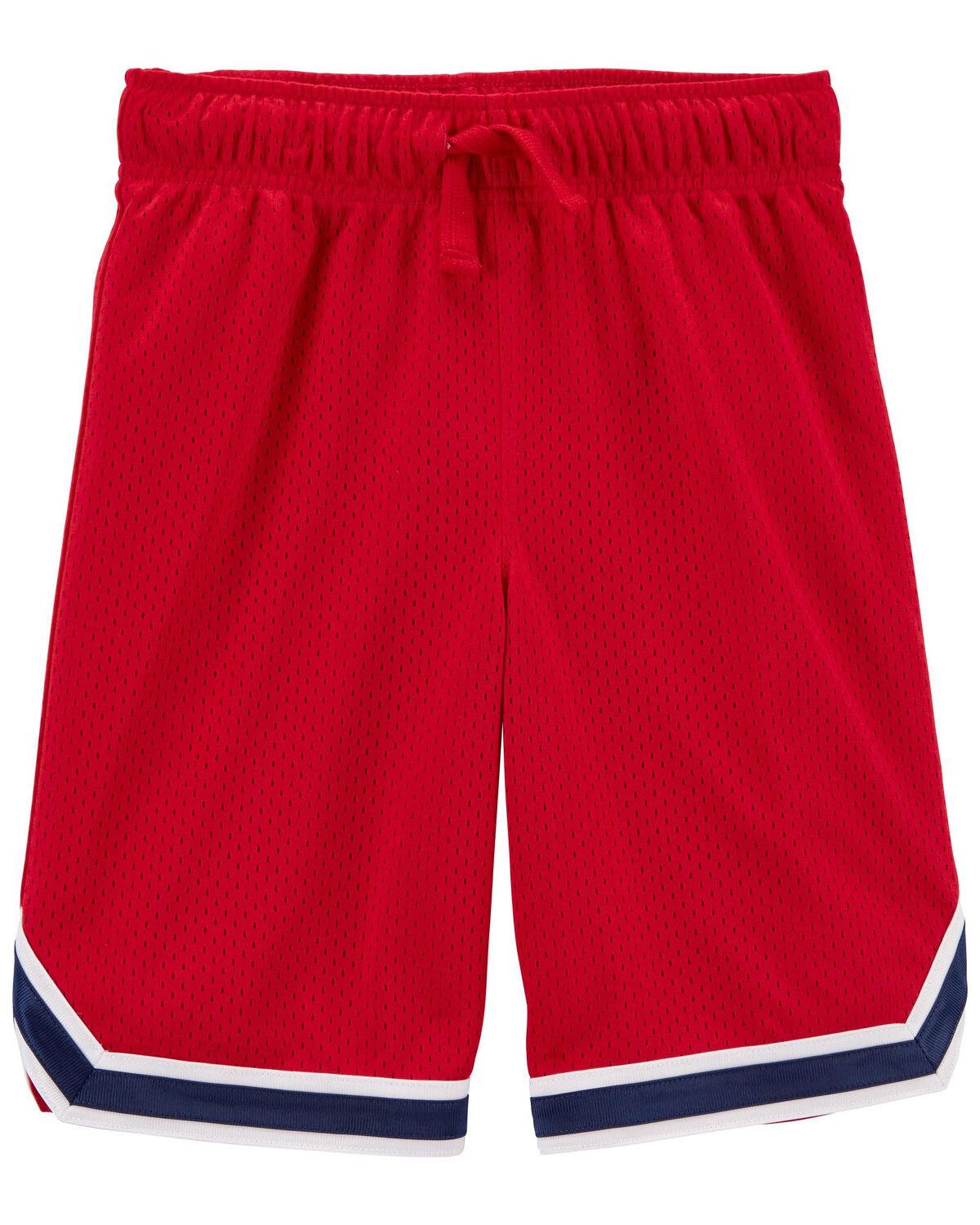 Red Kid Mesh Basketball Shorts