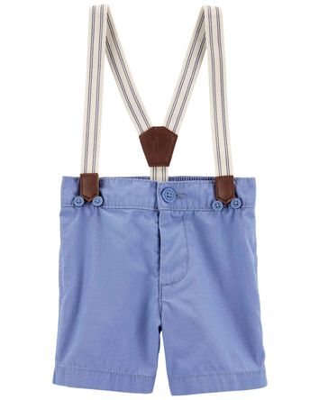 Baby Suspender Shorts, 