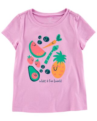 Purple Kid Fruit Graphic Tee | carters.com