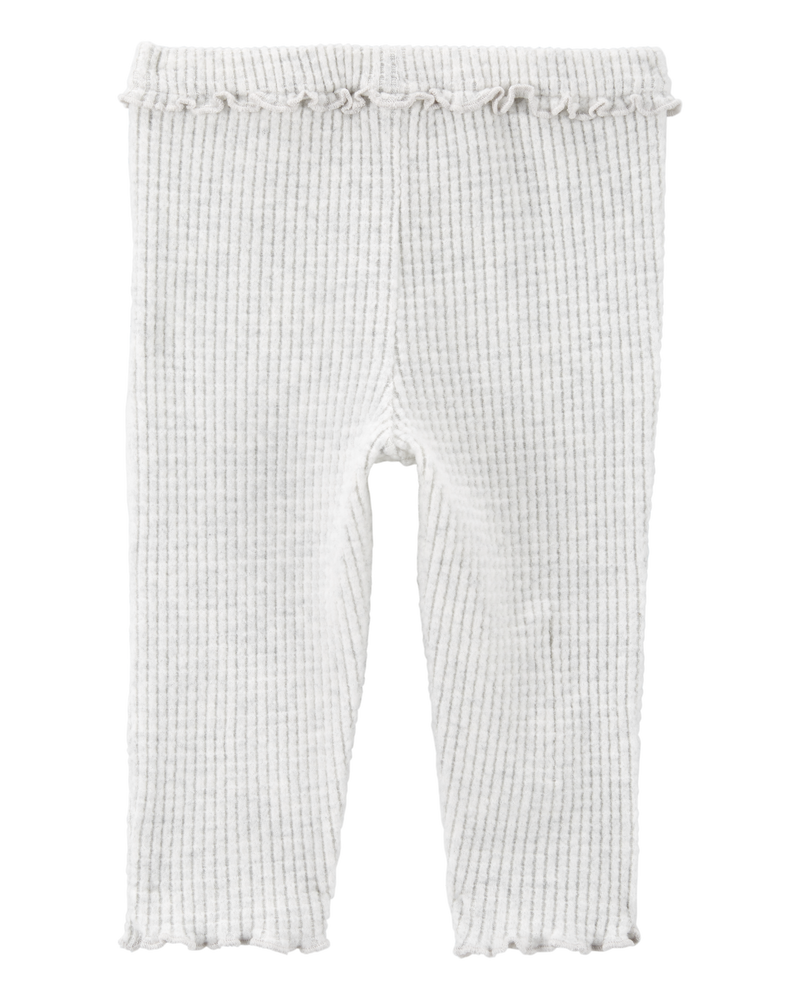 Baby Girl Pull-On Thermal Pants, image 2 of 4 slides