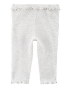 Baby Girl Pull-On Thermal Pants, image 2 of 4 slides