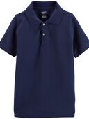 Navy - Kid Piqué Uniform Polo