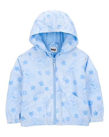 Toddler Bluey Windbreaker Jacket - Blue, 