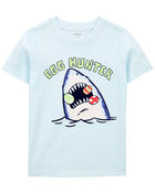 Toddler Egg Hunter Shark Graphic Tee, image 1 of 3 slides