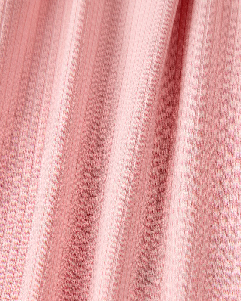 Baby Girl Solid PurelySoft Bodysuit Dress - Pink, image 5 of 7 slides