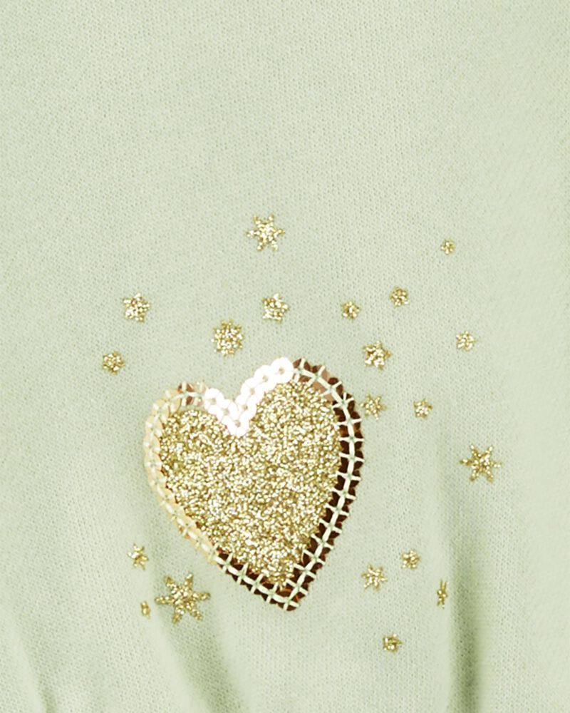 Baby Heart Pullover Sweatshirt, image 2 of 3 slides