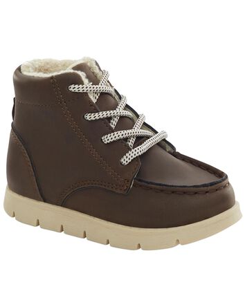 Toddler Sherpa Lined High-Top Sneakers, 