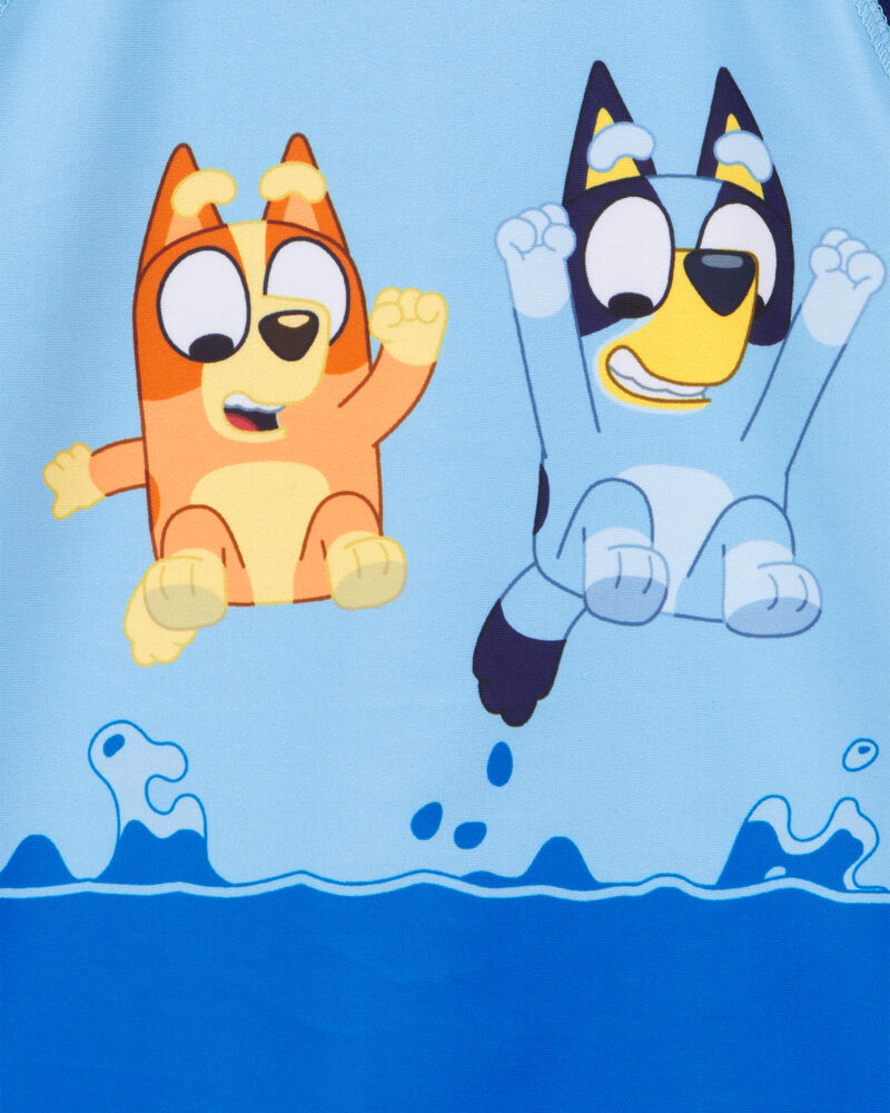 Toddler 2-Piece Bluey Rashguard & Swim Trunk Set, image 3 of 6 slides