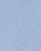 Kid Hooded French Terry Short-Sleeve Tee - Blue, image 2 of 3 slides