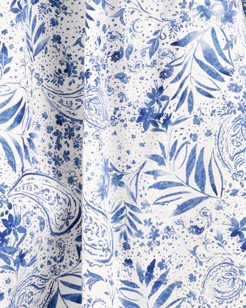 Baby Chambray Floral Print Dress, image 3 of 4 slides