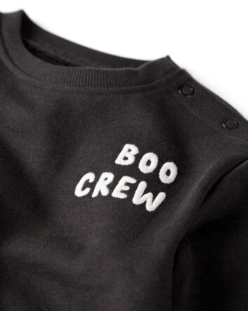 Baby Organic Cotton Boo Crew Bubble, 