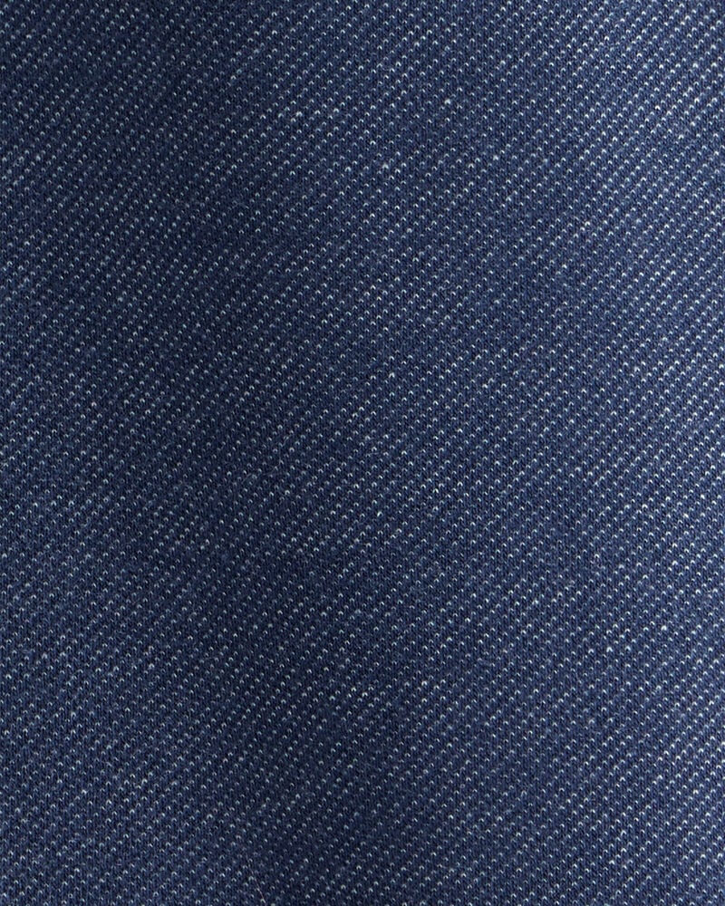 Baby Girl Knit Pull-On Pants - Navy Blue, image 3 of 4 slides