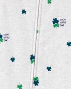 Toddler 1-Piece St. Patrick’s Day Leprechaun Cotton Blend Snug-Fit Pajamas, image 2 of 3 slides