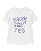 Toddler Mom's Best Bud Graphic Tee, image 1 of 3 slides