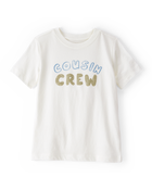 Toddler Cousin Crew Short-Sleeve Graphic Tee -White, image 1 of 3 slides