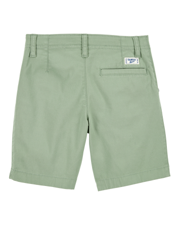 Boys Flat-Front Shorts - Green, 