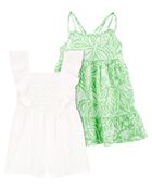 Baby 2-Piece Dress & Romper Set, image 1 of 7 slides