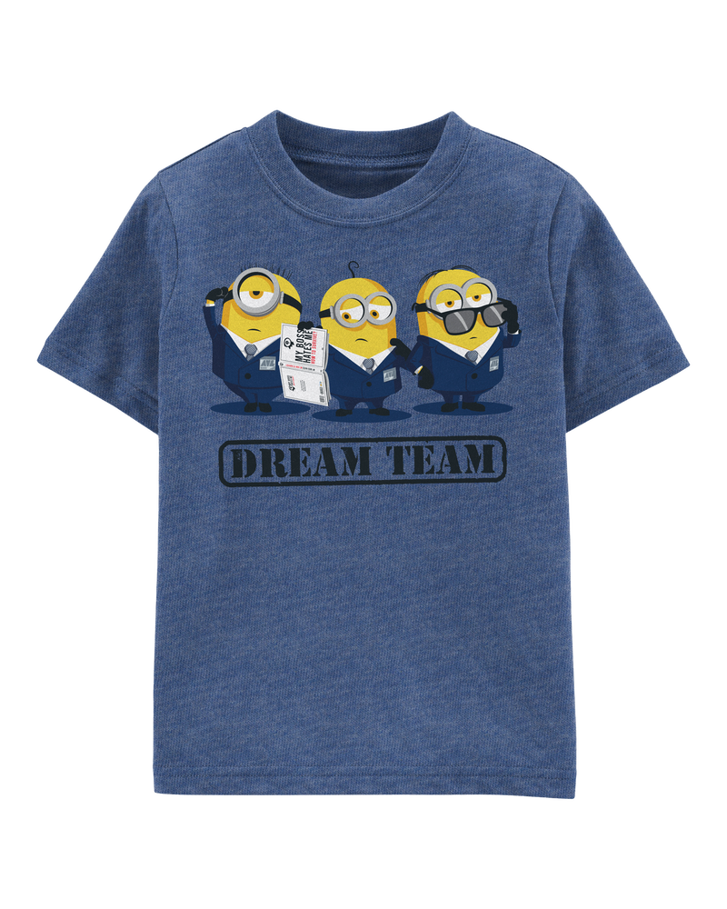 Toddler Minions Short-Sleeve Graphic Tee - Blue, image 1 of 2 slides