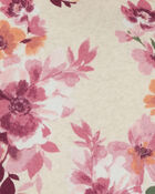 Kid Floral Print Fleece Jacket , image 2 of 3 slides