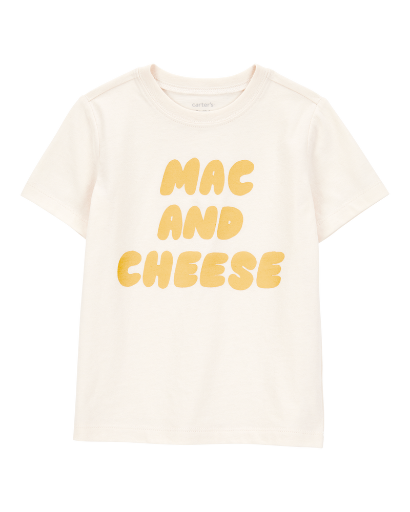 Toddler Mac & Cheese Short-Sleeve Graphic Tee - Ivory, image 1 of 2 slides