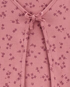 Kid 3-Piece Floral Cardigan & Flare Legging Set, image 2 of 3 slides