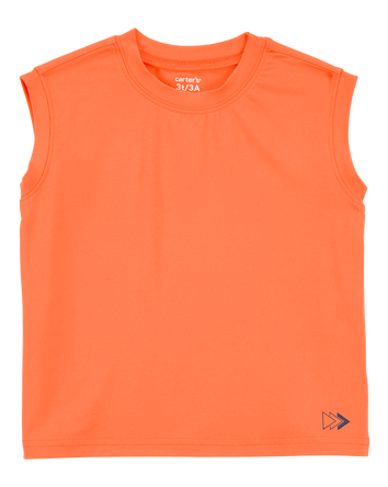 Toddler Active Muscle Tank - Orange, 