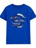 Blue - Kid Whale Graphic Tee