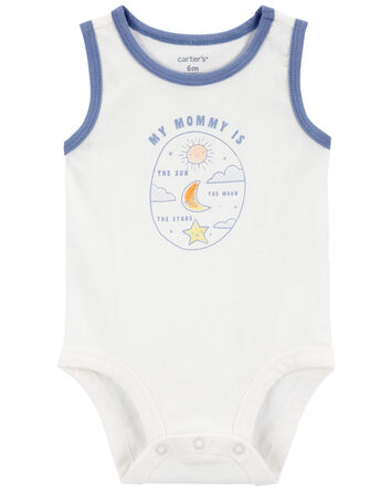 Baby 'Mommy' Sleeveless Bodysuit, 