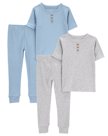 Baby 4-Piece Drop Needle Pajamas, 