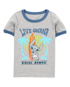 Toddler Disney© Lilo & Stitch Short-Sleeve Graphic Tee - Grey, image 1 of 2 slides