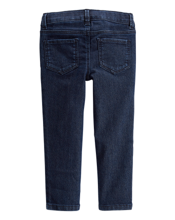 Toddler Dark Blue Wash Skinny-Leg Jeans, 