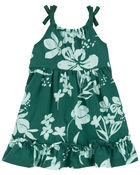 Baby Floral Cotton Dress, image 2 of 5 slides