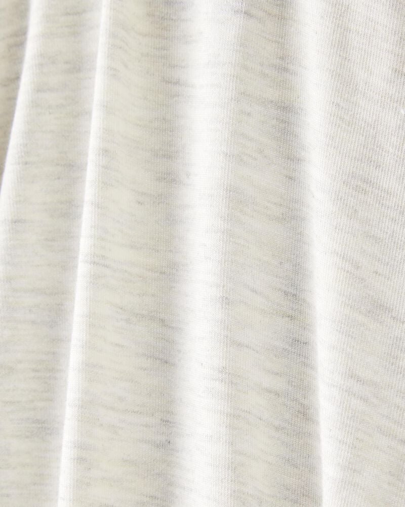 Baby Solid 2-Way Zip PurelySoft Sleep & Play Pajamas - Grey, image 3 of 6 slides