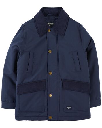 Kid Midweight Button-Front Parka, 