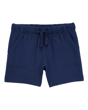 Toddler Boy Pull-On French Terry Shorts - Navy, 