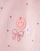 Toddler Girl Polka Dot Short-Sleeve Top - Pink, image 2 of 4 slides
