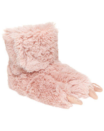 Fuzzy Dinosaur Slipper Shoes, 