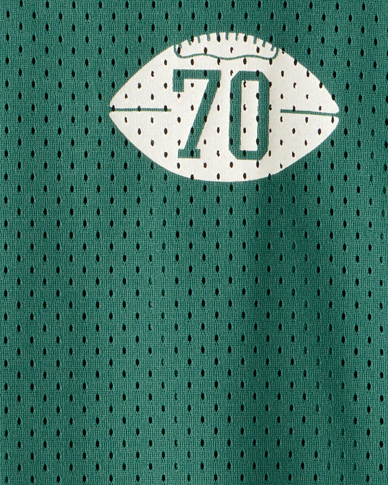 Boys Short-Sleeve Mesh Jersey - Green, image 3 of 5 slides