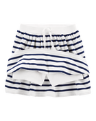 Kid Striped Jersey Skort, image 2 of 4 slides