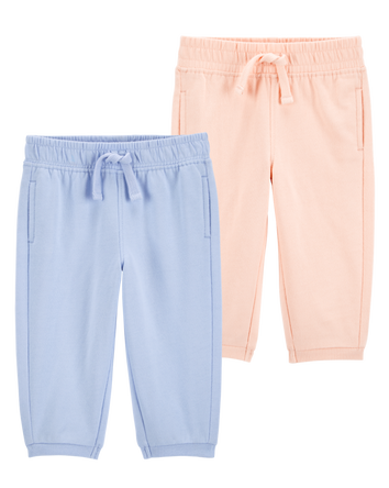 Baby 2-Pack French Terry Joggers, 