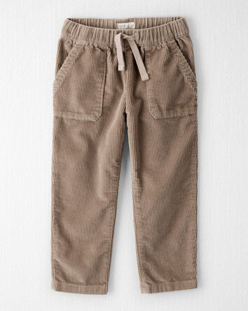 Toddler Organic Cotton Corduroy Drawstring Pants, 