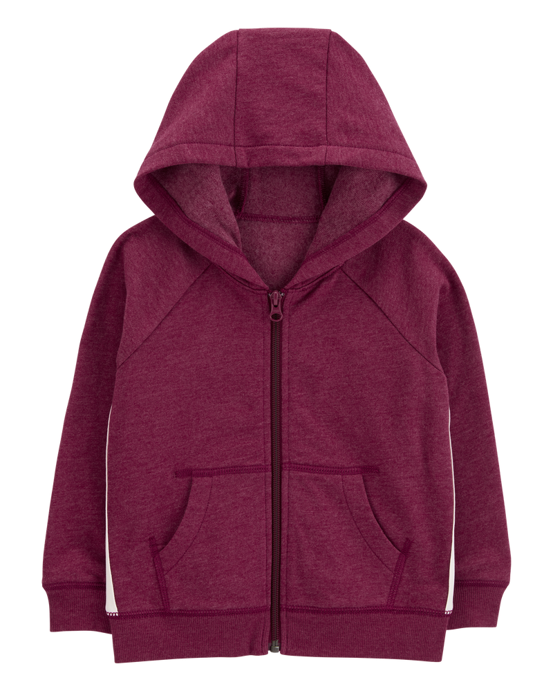Toddler 2-Piece Zip-Up Fleece Hoodie & Pants Set, image 4 of 9 slides