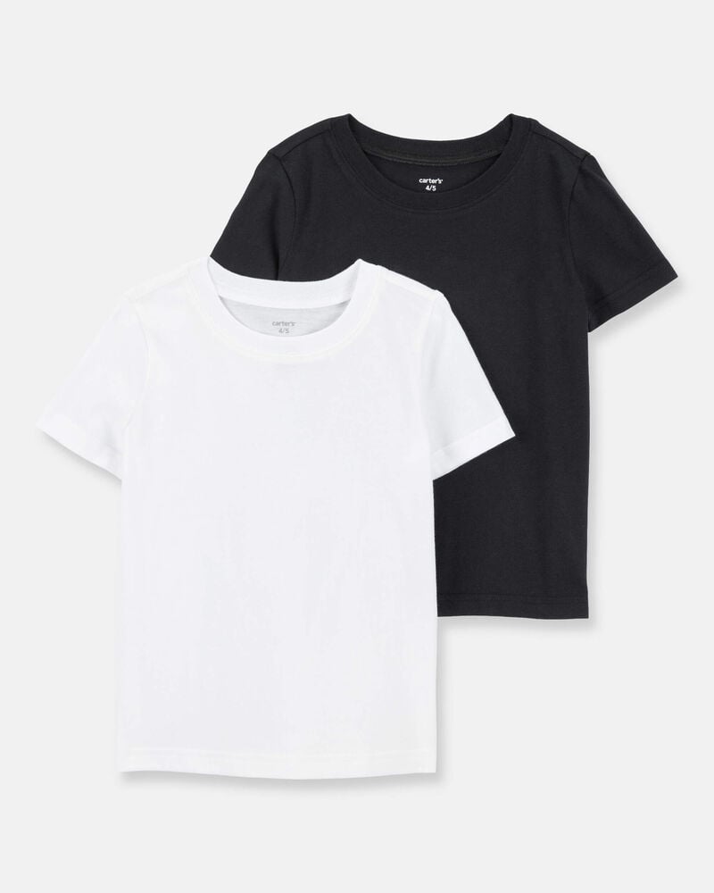 Kid 2-Pack Short-Sleeve Cotton Tees, image 3 of 4 slides