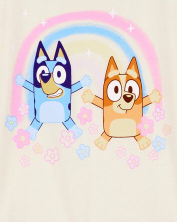 Toddler Girl Bluey&trade; Short-Sleeve Graphic Tee - Cream, 