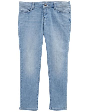 Kid Light Blue Wash Super Skinny-Leg Jeans, 