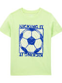 Green - Toddler Soccer Ball Graphic Tee