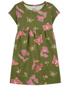 Toddler Floral Jersey Dress, image 1 of 4 slides