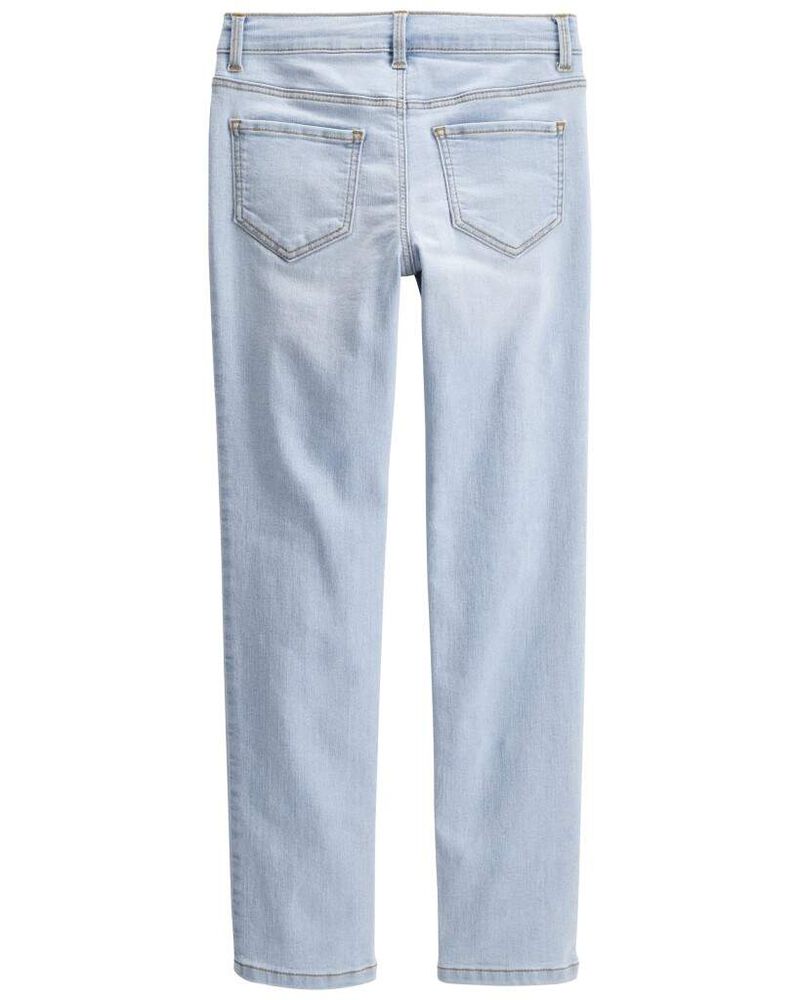 Kid Light Blue Ice Wash Skinny-Leg Jeans, image 2 of 5 slides
