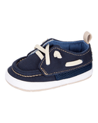 Baby Boy Boat Shoes - Navy, image 6 of 7 slides